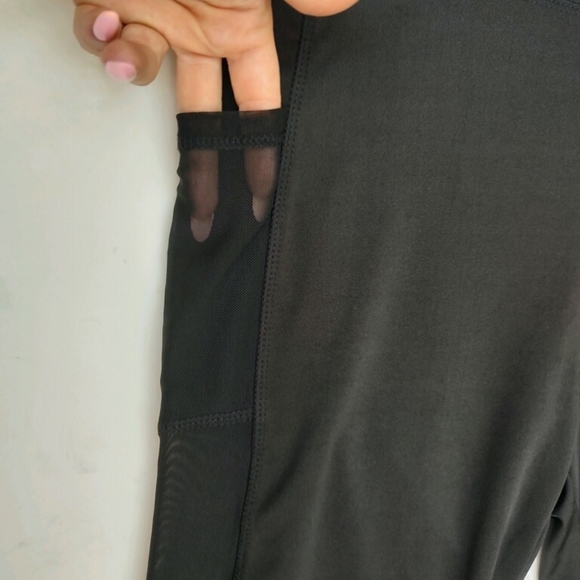 ATLANTA Leggings w/ Sheer Panels Sz L - NWOT - Picture 4 of 8